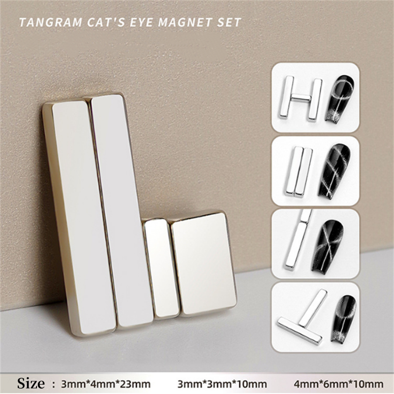 Cuboid Cat's Eye Magnet Set