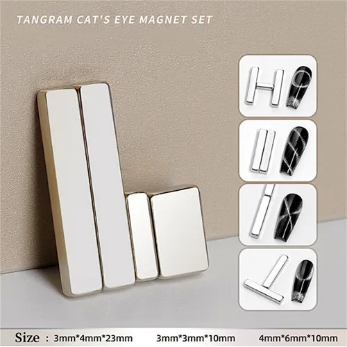 Cuboid Cat's Eye Magnet Set